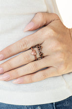 Load image into Gallery viewer, Be Adored Jewelry Heartstring Harmony Copper Paparazzi Ring 