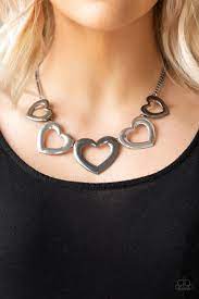 Be Adored Jewelry Hearty Hearts Multi Paparazzi Necklace