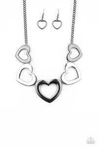 Be Adored Jewelry Hearty Hearts Multi Paparazzi Necklace