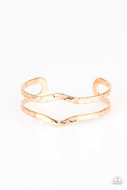 Paparazzi Highland Heiress - Gold Bracelet - Be Adored Jewelry