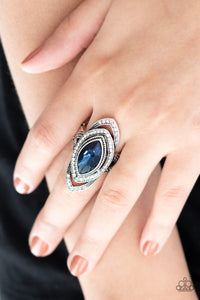 Paparazzi Accessories Hot Off The EMPRESS - Blue Ring - Be Adored Jewelry