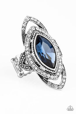 Paparazzi Accessories Hot Off The EMPRESS - Blue Ring - Be Adored Jewelry