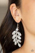 Load image into Gallery viewer, Be Adored Jewelry Ice Garden Gala White Paparazzi Earring