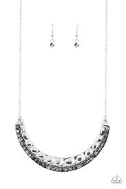Impressive - Paparazzi Silver Necklace - Be Adored Jewelry