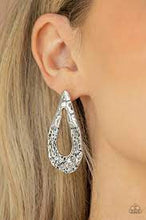Load image into Gallery viewer, Be Adored Jewelry Industrial Antiquity Silver Paparazzi Post Earring 
