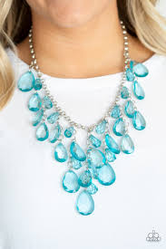 Irresistible Iridescence - Paparazzi Blue Necklace - Be Adored Jewelry
