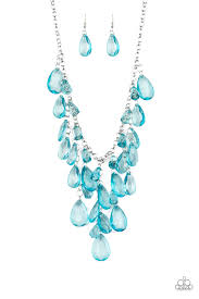 Irresistible Iridescence - Paparazzi Blue Necklace - Be Adored Jewelry