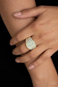 Paparazzi Kaboom! - Gold Ring - Be Adored Jewelry