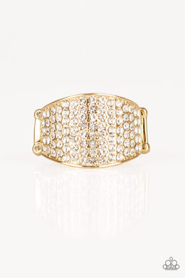 Paparazzi Kaboom! - Gold Ring - Be Adored Jewelry