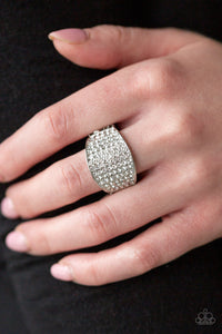 Be Adored Jewelry Kaboom! White Paparazzi Ring