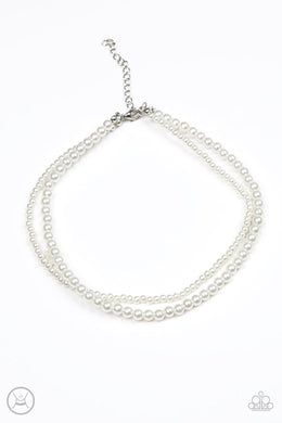 Paparazzi Accessories Ladies' Choice - White Pearl Choker Necklace - Be Adored Jewelry