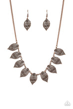 Load image into Gallery viewer, Leafy Lagoon Paparazzi Copper Necklace - Be Adored Jewelry