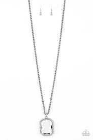 Let Your HEIR Down - Paparazzi White Necklace - Be Adored Jewelry
