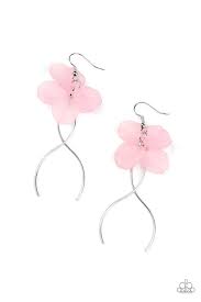 Be Adored Jewelry Let's Keep It ETHEREAL Pink Paparazzi Earring