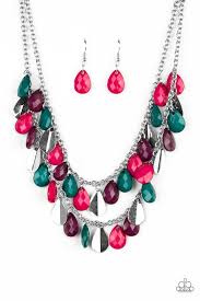 Life Of The FIESTA - Paparazzi Multi Necklace - Be Adored Jewelry