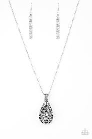 Magic Potion - Paparazzi Silver Necklace - Be Adored Jewelry