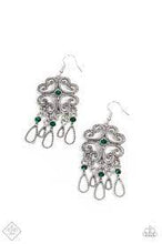 Load image into Gallery viewer, Be Adored Jewelry Majestic Makeover Green Paparazzi Earring