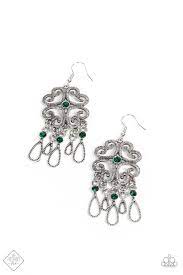 Be Adored Jewelry Majestic Makeover Green Paparazzi Earring