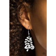 Load image into Gallery viewer, Paparazzi Accessories Make You VINE! - White Earring - Be Adored Jewelry