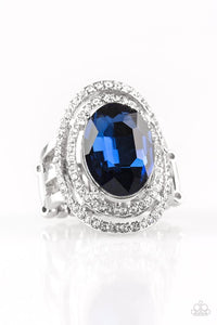 Paparazzi Making History - Blue Ring - Be Adored Jewelry