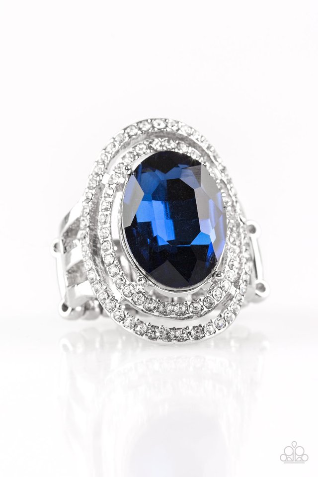 Paparazzi Making History - Blue Ring - Be Adored Jewelry