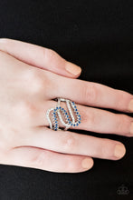 Load image into Gallery viewer, Paparazzi Accessories Making Waves - Blue Ring - Be Adored Jewelry
