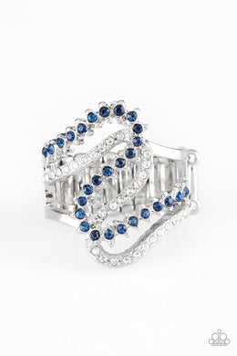 Paparazzi Accessories Making Waves - Blue Ring - Be Adored Jewelry
