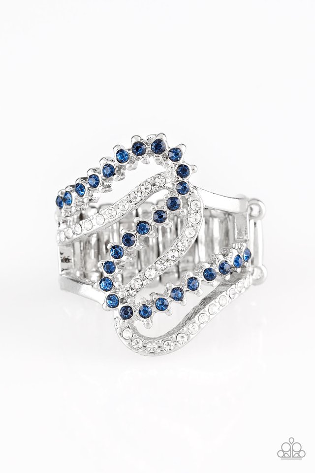 Paparazzi Accessories Making Waves - Blue Ring - Be Adored Jewelry