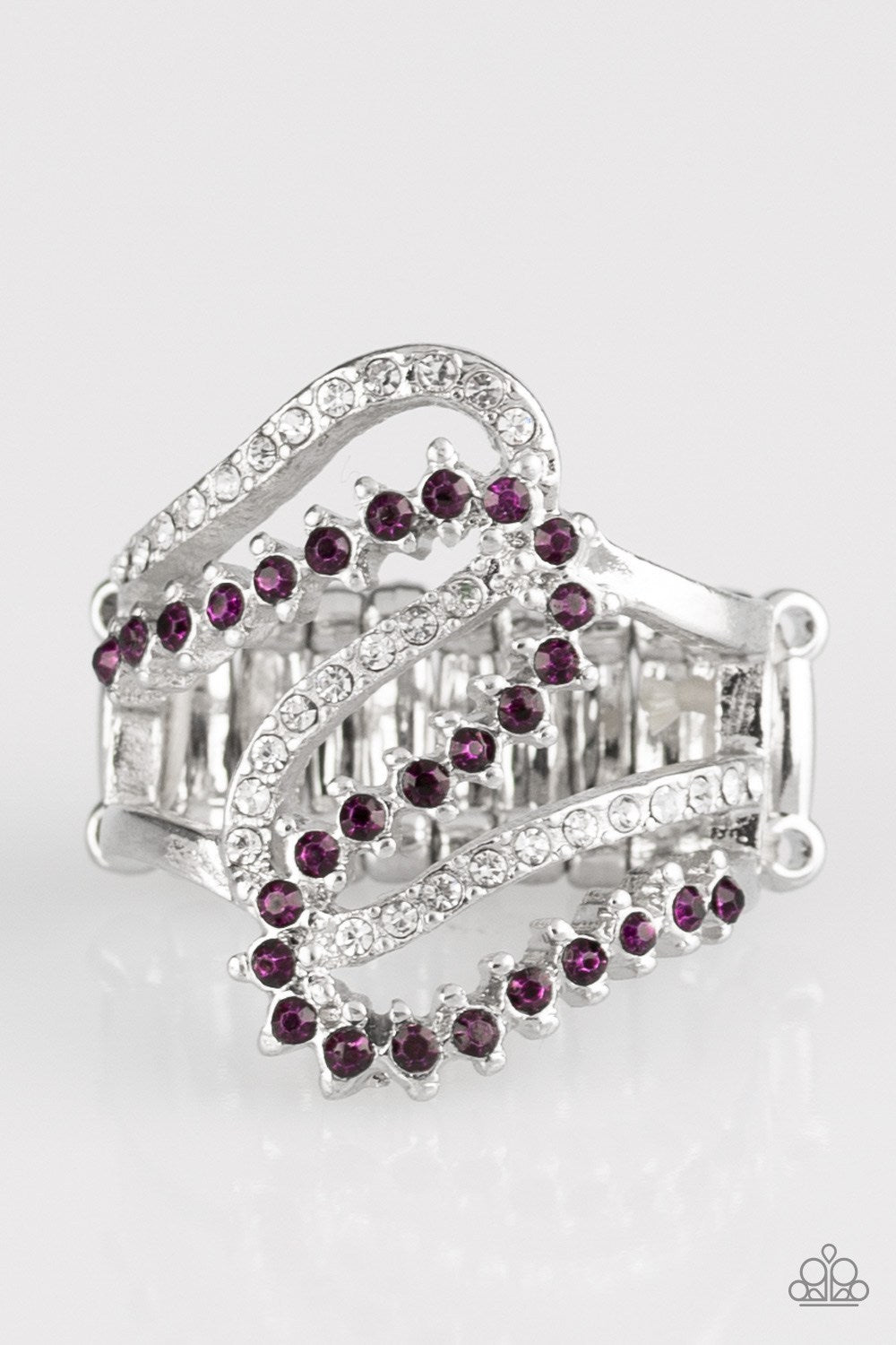 Paparazzi Accessories Making Waves - Purple Ring - Be Adored Jewelry