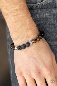 Mantra - Brown Paparazzi Urban Bracelet - Be Adored Jewelry