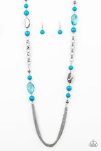 Load image into Gallery viewer, Paparazzi Accessories Marina Majesty - Blue Long Necklace - Be Adored Jewelry