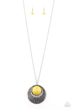 Load image into Gallery viewer, Paparazzi Medallion Meadow - Yellow Necklace - Be Adored Jewelry
