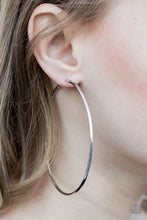 Load image into Gallery viewer, Paparazzi Accessories Meet Your Maker - Silver Hoop Earring - Be Adored Jewelry