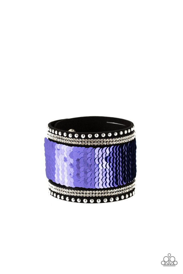 Paparazzi Accessories MERMAIDS Have More Fun - Blue Urban Bracelet - Be Adored Jewelry