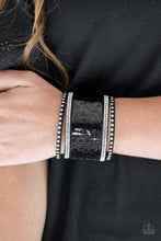 Load image into Gallery viewer, Paparazzi Accessories MERMAIDS Have More Fun - Black Bracelet - Be Adored Jewelry