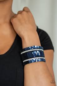 Be Adored Jewelry MERMAID Service Blue Paparazzi Urban Bracelet 