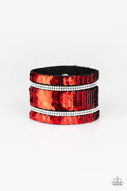Be Adored Jewelry MERMAID Service Red Paparazzi Urban Bracelet