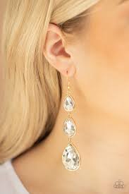 Be Adored Jewelry Metro Momentum - Gold Paparazzi Earring