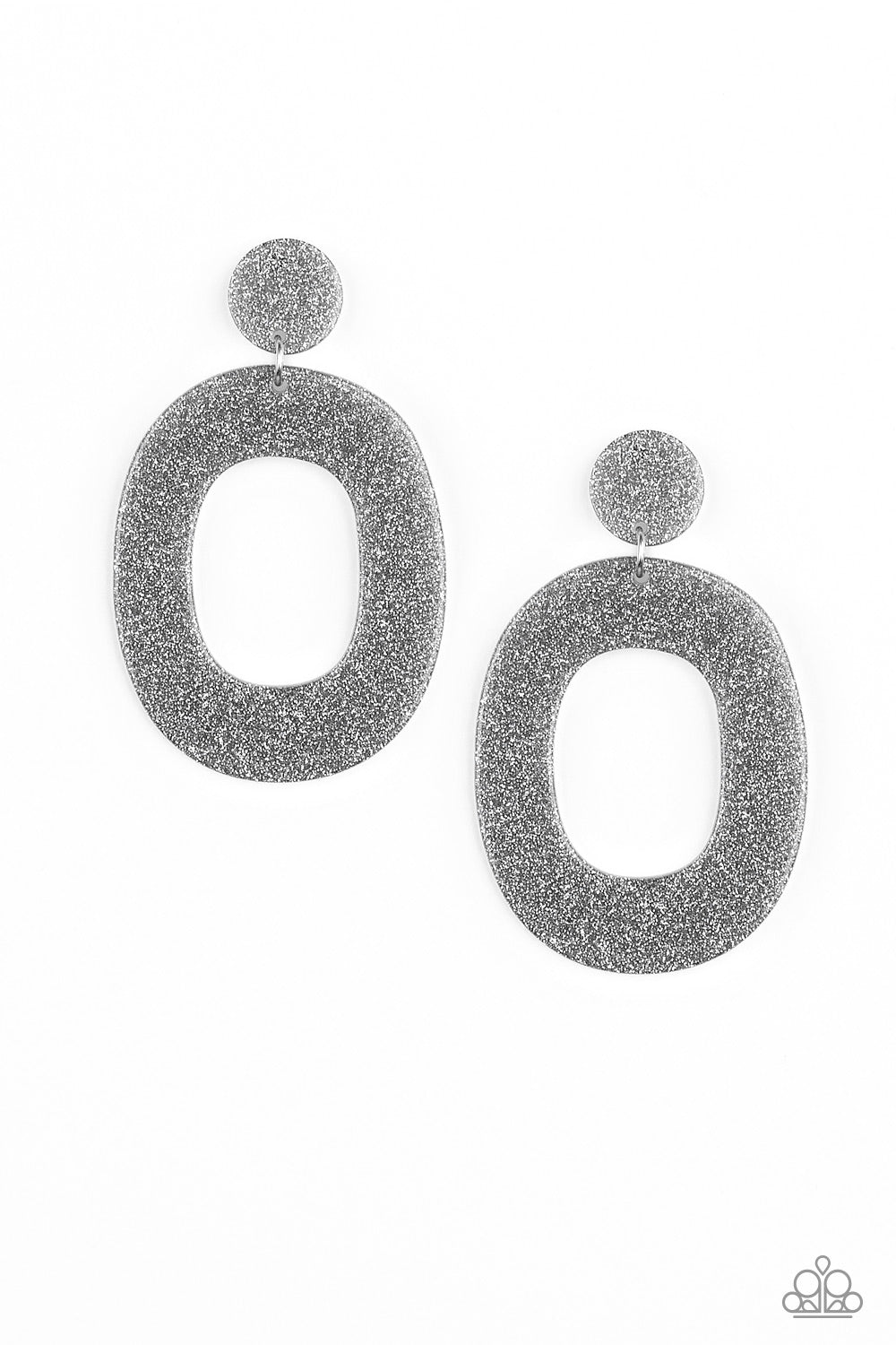 Paparazzi Accessories Miami Boulevard - Silver Earring - Be Adored Jewelry