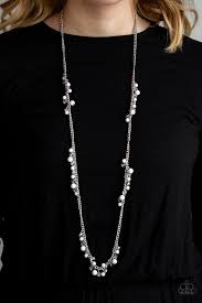Miami Mojito - Paparazzi White Necklace - Be Adored Jewelry