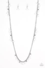 Miami Mojito - Paparazzi White Necklace - Be Adored Jewelry