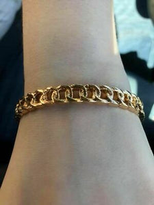 Paparazzi Might and Chain - Gold Bracelet - Be Adored Jewelry