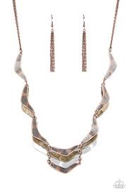Be Adored Jewelry Mixed Metal Mecca Copper Paparazzi Necklace