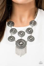 Load image into Gallery viewer, Modern Medalist - Paparazzi Silver Necklace - Be Adored Jewelry
