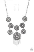 Load image into Gallery viewer, Modern Medalist - Paparazzi Silver Necklace - Be Adored Jewelry