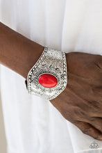 Load image into Gallery viewer, Paparazzi Accessories Mojave Majesty - Red Bracelet - Be Adored Jewelry