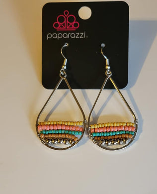 Be Adored Jewelry Mojave Mardi Gras Multi Paparazzi Earring