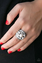 Load image into Gallery viewer, Paparazzi Accessories Money on My Mind - White Ring - Be Adored Jewelry