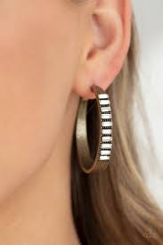 Be Adored Jewelry More To Love Brass Paparazzi Earring