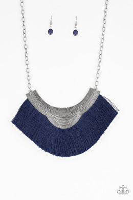 My PHARAOH Lady - Paparazzi Blue Necklace - Be Adored Jewelry